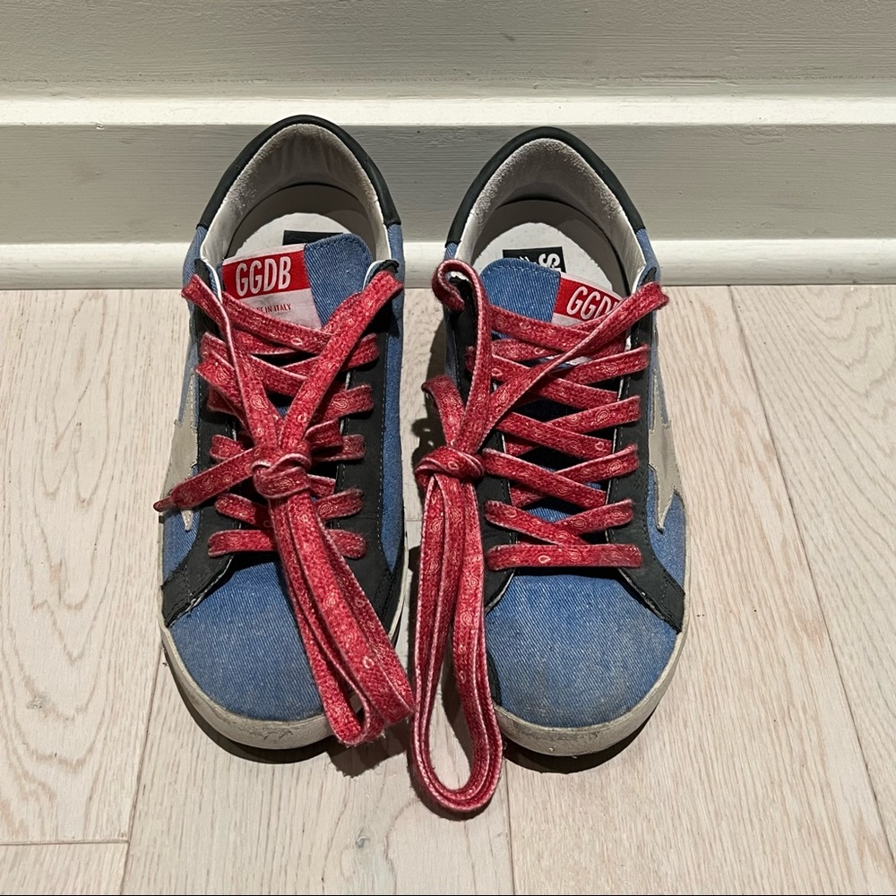 Golden goose denim sneakers